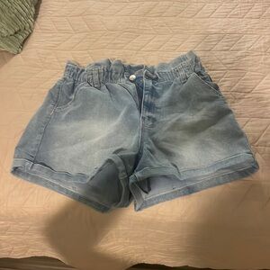No Boundaries Paperbag Jean Shorts
